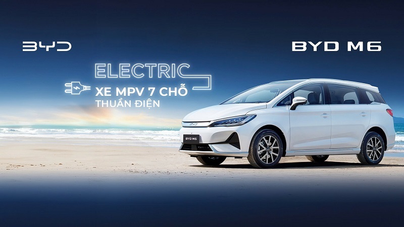 BYD M6 - MPV 7 CHỖ THUẦN ĐIỆN