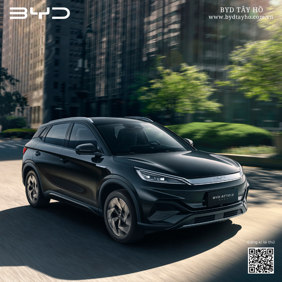 BYD ATTO 3 CÓ SẴN TẠI BYD TÂY HỒ