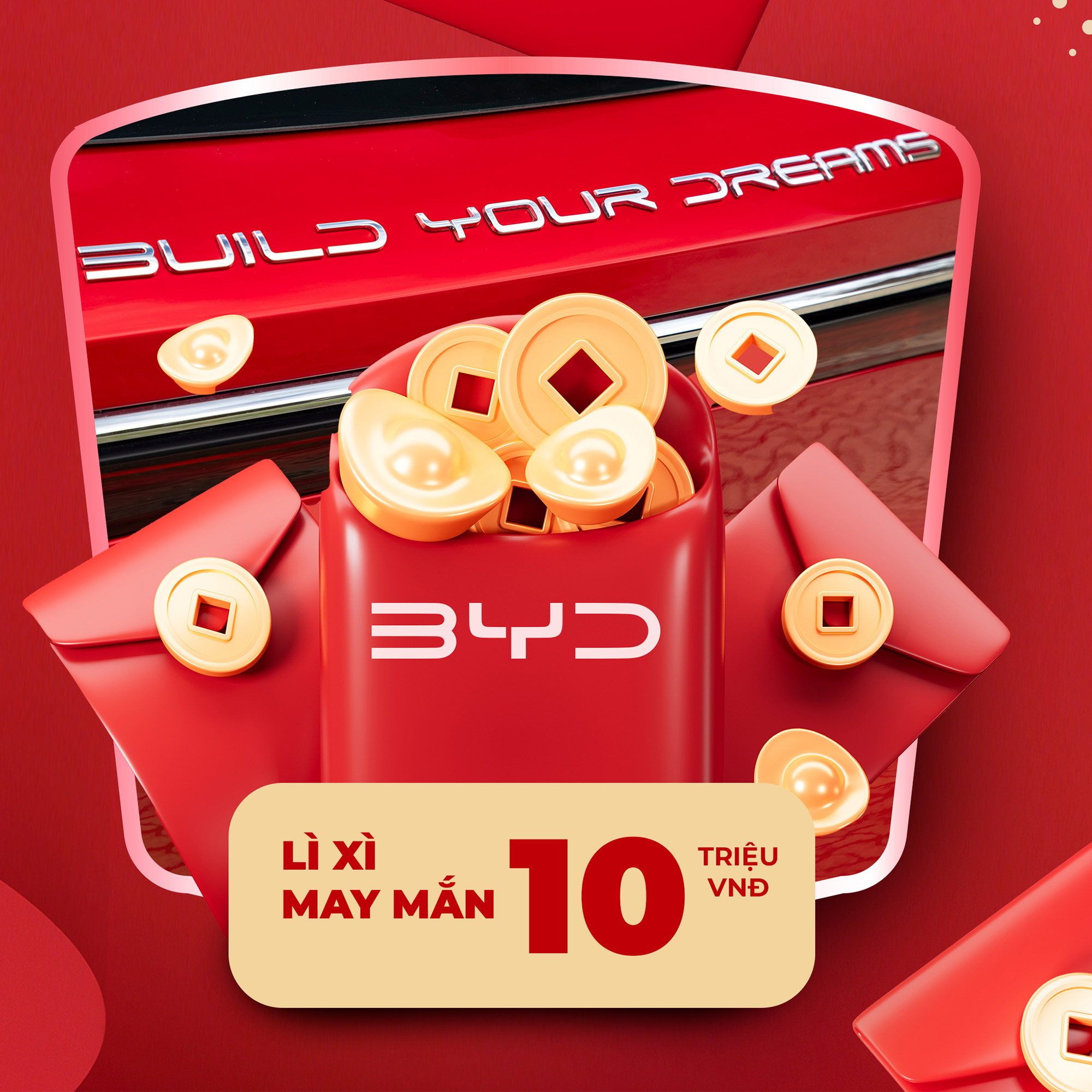 LÌ XÌ NGAY 10 TRIỆU KHI MUA XE BYD