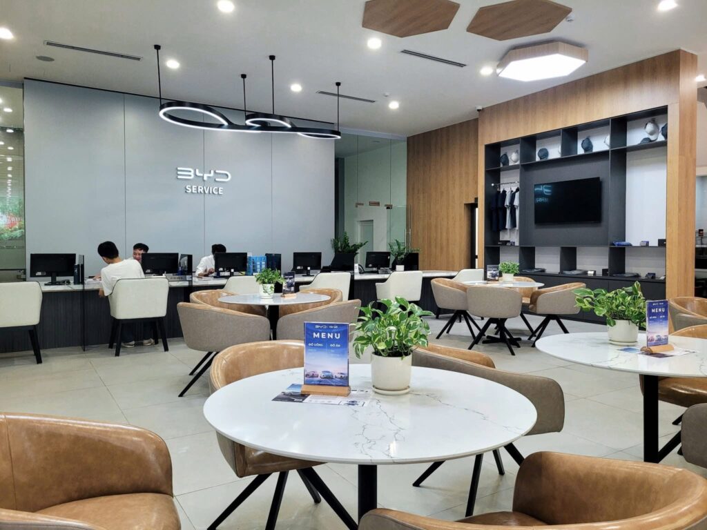 Phòng dịch vụ bảo hành xe BYD tại BYD Tây Hồ