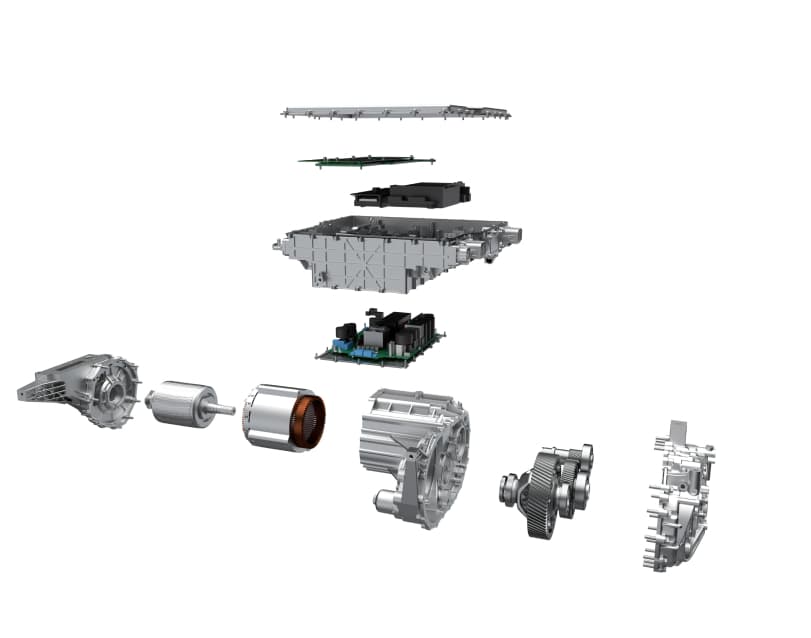 BYD Atto 2 được trang bị bộ truyền động 8 in 1